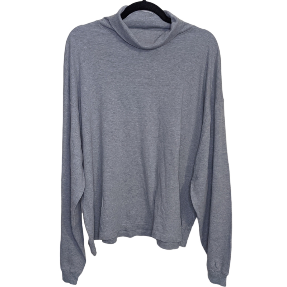 J. Crew Sport Gray Turtleneck Pullover Sweater 🌫️🧶